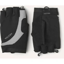 Hestra Apex Reflective Short - 5 Finger Fahrradhandschuhe - Schwarz -Hestra-Shop hestra apex reflective short 5 finger cycling gloves black 4 1206373