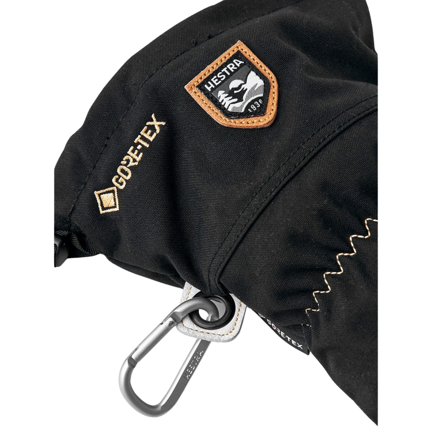 Hestra Army Leather Gore-Tex 3-finger, Ski Gloves, Black 5 Hestra Army Leather Gore-Tex 3-finger, Ski Gloves, Black – Bild 3