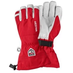 Hestra Army Leather Heli Ski Gloves, Red -Hestra-Shop hestra army leather heli ski gloves red 239337 12079
