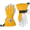Hestra Army Leather Heli Ski Jr, Ski Gloves, Junior, Mustard -Hestra-Shop hestra army leather heli ski jr ski gloves junior mustard 21115 283651 21115