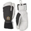 Hestra Army Leather Patrol, 3-finger Ski Gloves, Charcoal -Hestra-Shop hestra army leather patrol 3 finger ski gloves charcoal 21138 283291 21138