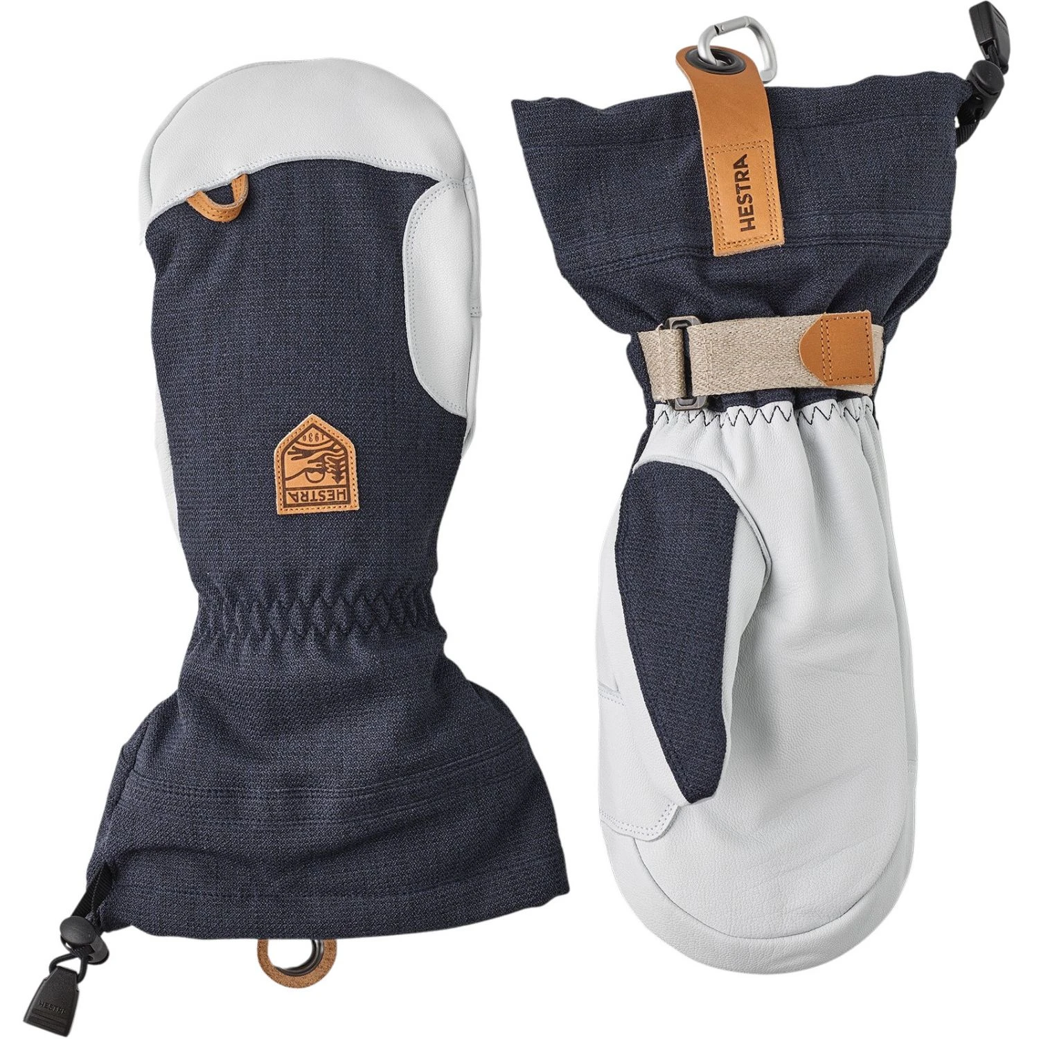 Hestra Army Leather Patrol Gauntlet, Mitt, Navy 3 Hestra Army Leather Patrol Gauntlet, Mitt, Navy