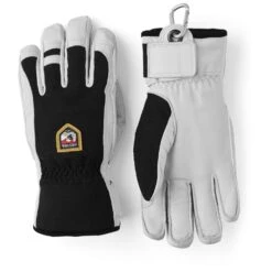 Hestra Army Leather Patrol Ski Gloves, Black