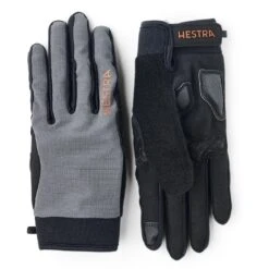 Hestra Bike Guard Long - 5 Finger Fahrradhandschuhe - Charocoal