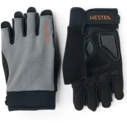 Hestra Bike Guard Short - 5 Finger Fahrradhandschuhe - Charocoal