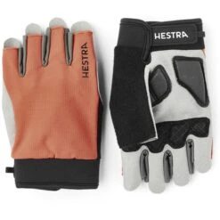 Hestra Bike Guard Short - 5 Finger Fahrradhandschuhe - Orange