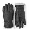 Hestra Deerskin Primaloft Lederhandschuhe - Schwarz