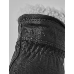 Hestra Deerskin Primaloft Lederhandschuhe - Schwarz -Hestra-Shop hestra deerskin primaloft leather gloves black 3 1323796