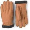 Hestra Deerskin Primaloft Rib Lederhandschuhe - Cork