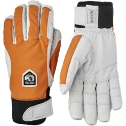 Hestra Ergo Grip Active - 5 Finger Outdoorhandschuhe - Orange/offwhite