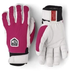 Hestra Ergo Grip Active - 5 Finger Outdoorhandschuhe - Fuchsia/offwhite