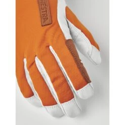 Hestra Ergo Grip Active Wool Terry - 5 Finger Outdoorhandschuhe - Orange/offwhite -Hestra-Shop hestra ergo grip active wool terry 5 finger gloves orange offwhite 6 1553060
