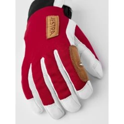 Hestra Ergo Grip Active Wool Terry - 5 Finger Outdoorhandschuhe - Red/offwhite -Hestra-Shop hestra ergo grip active wool terry 5 finger outdoor gloves red offwhite 3 1324632