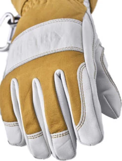 Hestra Fält Guide 5-Finger Handschuhe Beige/weiß