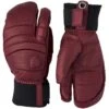 Hestra Fall Line, 3-finger Ski Gloves, Bordeaux/bordeaux -Hestra-Shop hestra fall line 3 finger ski gloves bordeauxbordeaux 21112 283631 21112