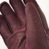 Hestra Fall Line 5-Finger Handschuhe Rot 2 Hestra Fall Line 5-Finger Handschuhe Rot -Hestra-Shop hestra fall line 5 finger gloves bordeaux bordeaux 2