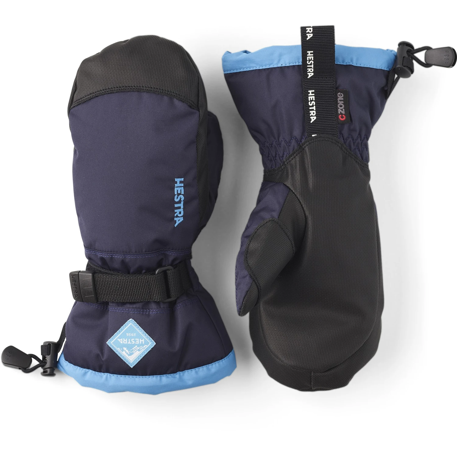 Hestra Gauntlet CZone Junior Fausthandschuhe - Dark Navy/turquoise 3 Hestra Gauntlet CZone Junior Fausthandschuhe - Dark Navy/turquoise