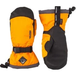 Hestra Gauntlet CZone Jr, Ski Mitt, Junior, Orange/graphite