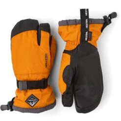 Hestra Gauntlet CZone Junior - 3 Finger Handschuhe - Orange/graphite