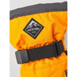 Hestra Gauntlet CZone Junior - 5 Finger Handschuhe - Orange/graphite -Hestra-Shop hestra gauntlet czone junior 5 finger gloves orange graphite 1 1554105