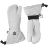 Hestra Heli Ski, 3-finger Ski Gloves, Women, Pale Grey/offwhite -Hestra-Shop hestra heli ski 3 finger ski gloves women pale greyoffwhite 21146 283339 21146