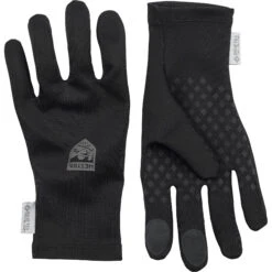 Hestra Infinium Stretch Liner Light - 5 Finger Handschuhe - Schwarz