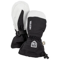Hestra Kid's Army Leather Heli Ski Mitt - Handschuhe -Hestra-Shop hestra kids army leather heli ski mitt handschuhe 1