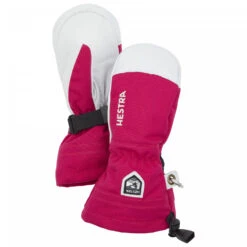 Hestra Kid's Army Leather Heli Ski Mitt - Handschuhe -Hestra-Shop hestra kids army leather heli ski mitt handschuhe 3
