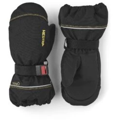 Hestra Kids' GoreTex Fausthandschuhe - Schwarz