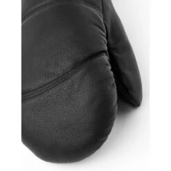 Hestra Leather Box Fausthandschuhe - Schwarz -Hestra-Shop hestra leather box mittens black 3 1326470