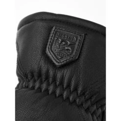 Hestra Leather Box Fausthandschuhe - Schwarz -Hestra-Shop hestra leather box mittens black 4 1326471