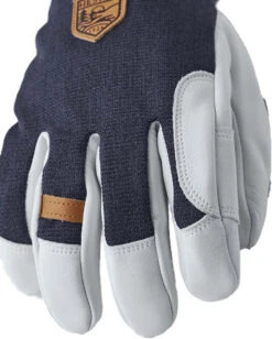 Hestra M's Army Leather Patrol Gauntlet 5-Finger Handschuhe Blau -Hestra-Shop hestra ms army leather patrol gauntlet 5 finger handschuhe navy 4