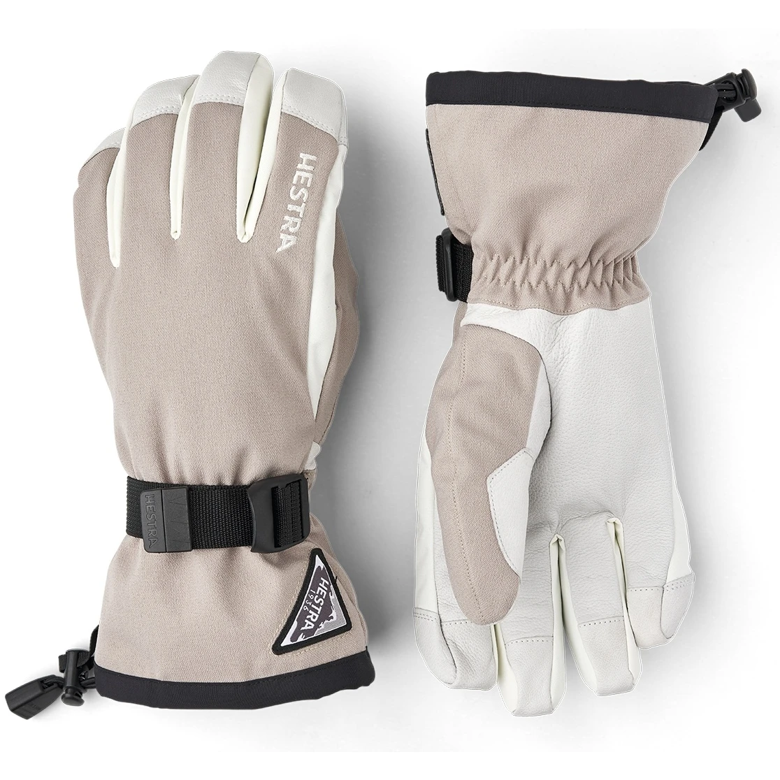 Hestra Powder Gauntlet - 5 Finger Skihandschuhe - Beige 3 Hestra Powder Gauntlet - 5 Finger Skihandschuhe - Beige