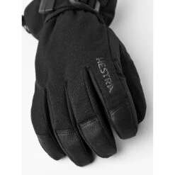 Hestra Powder Gauntlet - 5 Finger Skihandschuhe - Schwarz -Hestra-Shop hestra powder gauntlet 5 finger ski gloves black 4 1327312