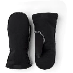 Hestra Powder Gauntlet Fausthandschuhe - Schwarz -Hestra-Shop hestra powder gauntlet mittens black 6 1327792 1554881