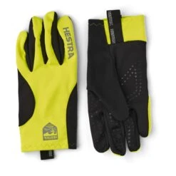 Hestra Runners All Weather - 5 Finger Laufhandschuhe - Yellow Hi Viz