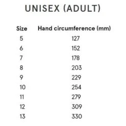 Hestra CZone Contact Pick Up - 5 Finger Handschuhe - Schwarz -Hestra-Shop hestra size chart 1 983991 2
