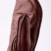 Hestra Wakayama Fäustlinge Rot/braun 1 Hestra Wakayama Fäustlinge Rot/braun -Hestra-Shop hestra wakayama mittens bordeaux brown 2