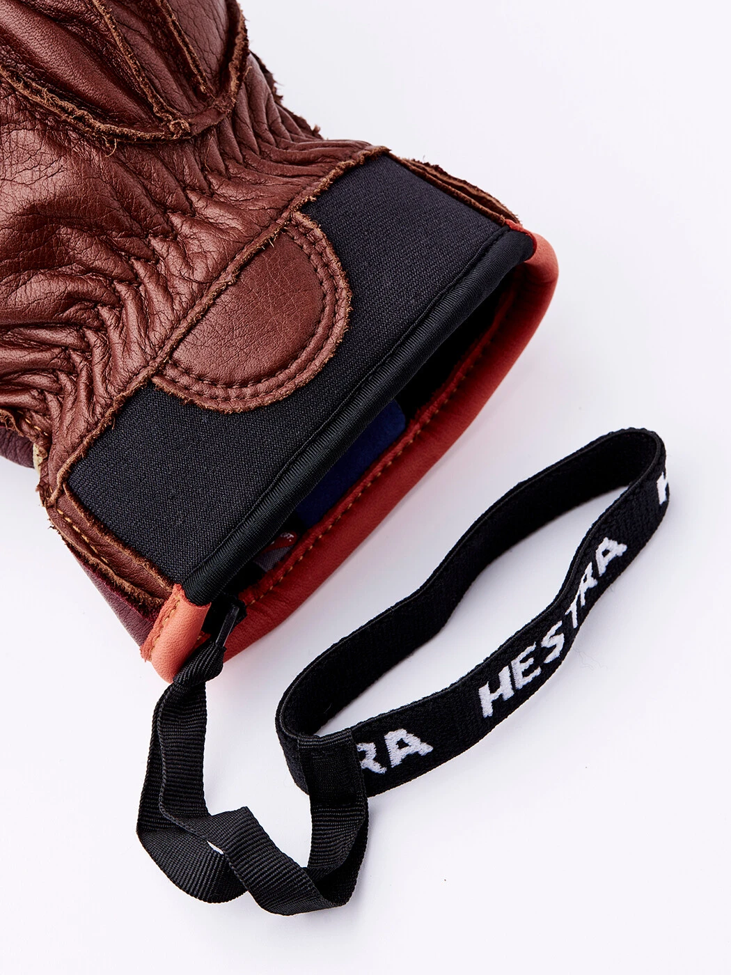 Hestra Wakayama Fäustlinge Rot/braun 6 Hestra Wakayama Fäustlinge Rot/braun – Bild 4