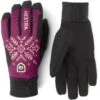 Hestra XC Primaloft - 5 Finger Damen Langlaufhandschuhe - Bordeaux Print